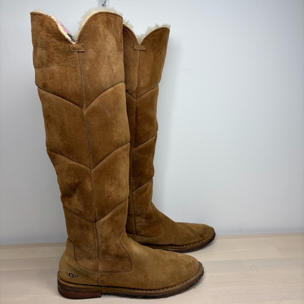 Ugg Women's Brown Over The Knee Suede Boots